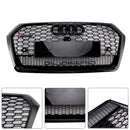 2017-2020 Audi Q5 SQ5 Front Honeycomb Mesh Grill RSQ5 Style Grill Replacement Black Grille-6