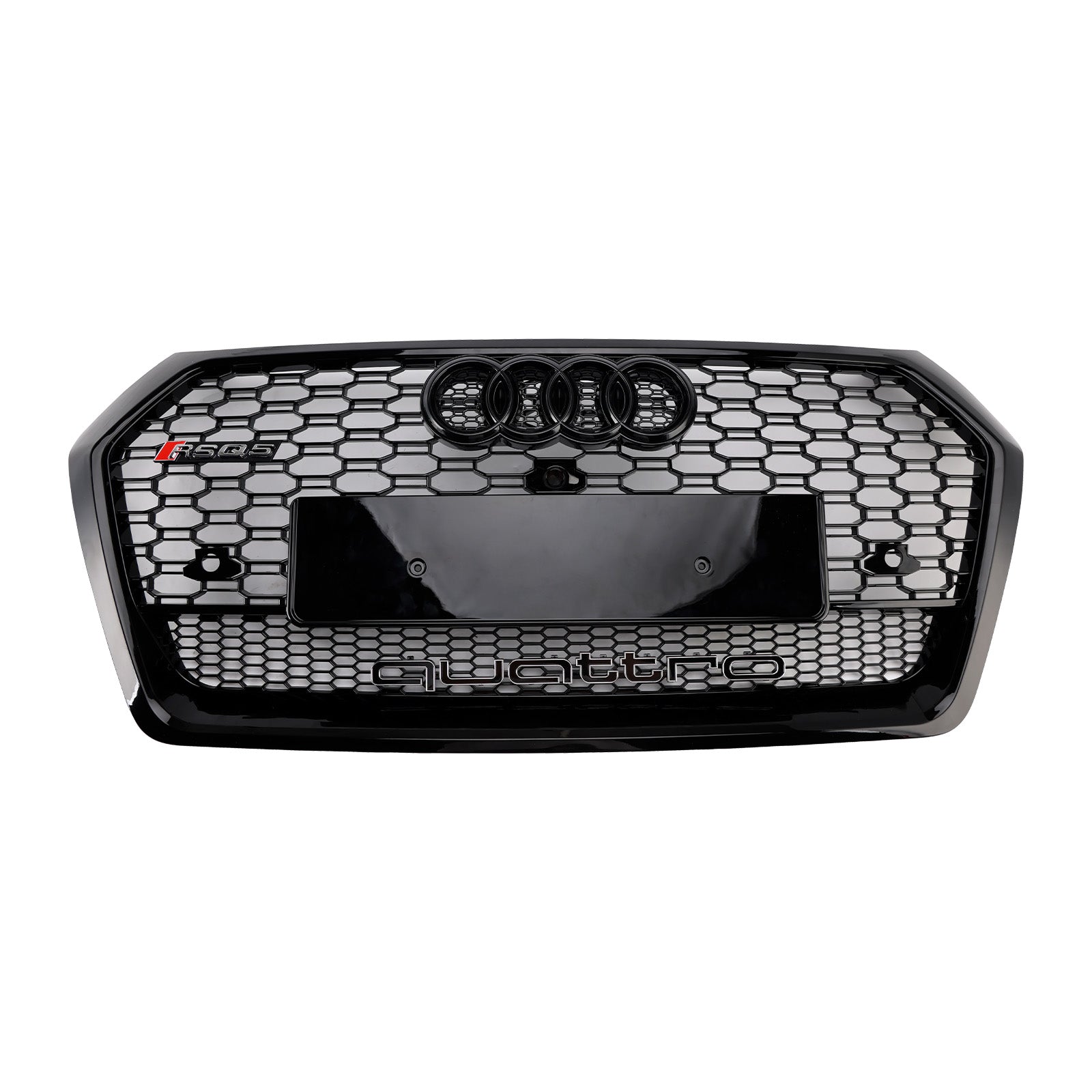 2018-2020 Audi Q5 SQ5 Front Wabengitter Grill RSQ5 Style Grill Ersatzblatt Schwarzer Kühlergrill