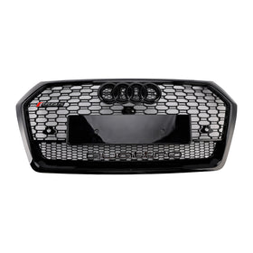 2017–2020 Audi Q5 SQ5 Frontwabengittergrill RSQ5 Style Grill Ersatz Schwarzer Kühlergrill