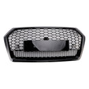 2017–2020 Audi Q5 SQ5 vorderer Wabengittergrill im RSQ5-Stil, schwarzer Ersatzgrill-11