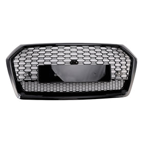 2017-2020 Audi Q5 SQ5 Grille avant en nid d'abeille Grille de remplacement de style RSQ5 Grille noire