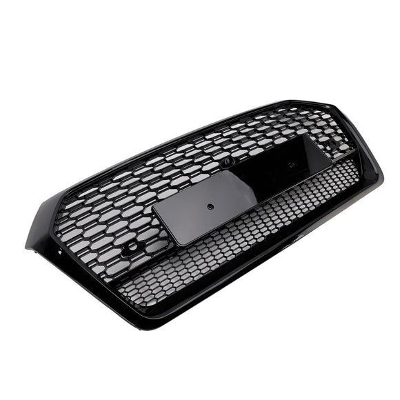 2017–2020 Audi Q5 SQ5 vorderer Wabengittergrill im RSQ5-Stil, schwarzer Ersatzgrill