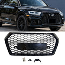 2018-2020 Audi Q5 SQ5 RSQ5-Style Front Honeycomb Mesh Grille Grill 80A853651 80A853651A-2