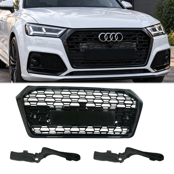 2018-2020 Audi Q5 SQ5 RSQ5-stijl Honingraatgaasgrill vooraan 80A853651 80A853651A