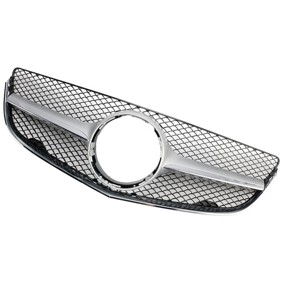 Mercedes Benz E-Class W207/C207 2014 2015 2016 2017 Coupe Diamond / OEM Style Grill Front Bumper Replacement Grille