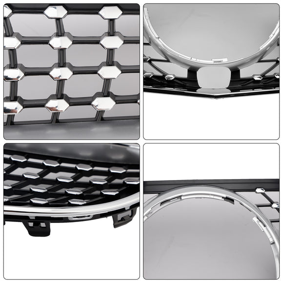 Mercedes-Benz Classe E (2014-2017) W207 Calandre de pare-chocs avant style diamant avec emblème pour coupé 2 portes C207