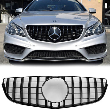 2014-2017 Mercedes Benz E-Class W207 C207 Coupe GTR Style Grille Front Bumper Black Replacement Grille