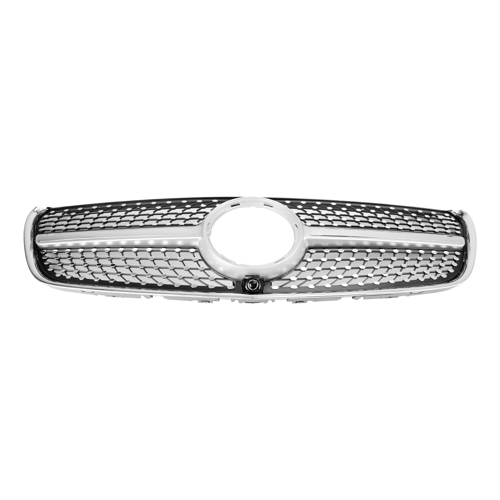 Parrilla delantera superior cromada con forma de diamante para Mercedes Benz Clase V W447 V220d/250d/300d/250 2014-2019.3