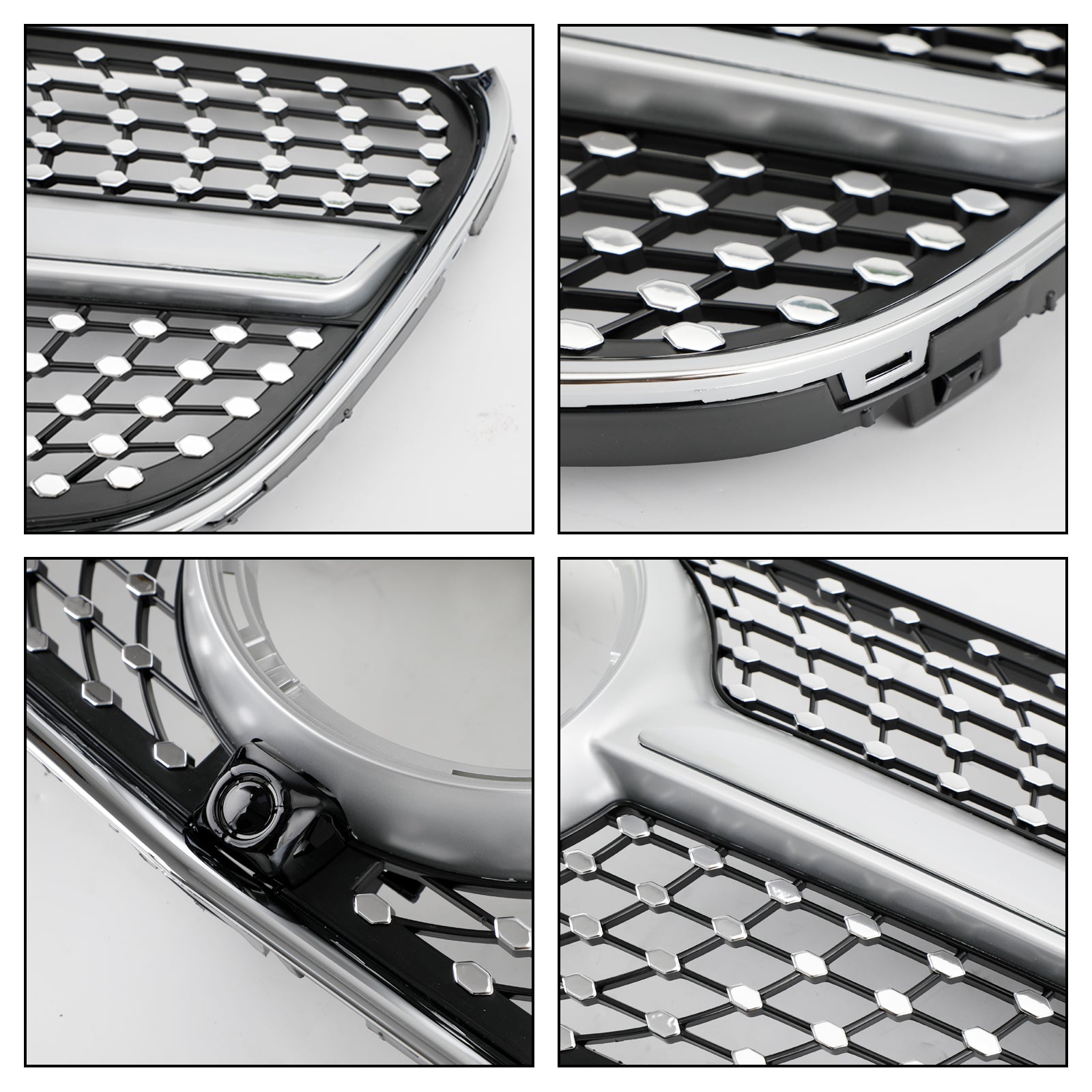 2014-2019.3 Mercedes Benz V-Class W447 V220d/250d/300d/250 Diamond Front Upper Grill Chrome Grille