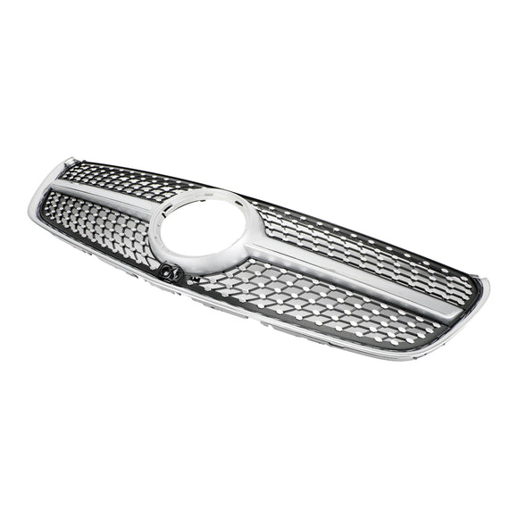 Mercedes Benz Clase V 2014-2019.3 W447 Parrilla delantera superior cromada tipo diamante V220d/250d/300d/250