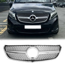 Mercedes Benz Clase V 2014-2019.3 W447 Parrilla delantera superior cromada tipo diamante V220d/250d/300d/250-1