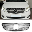 2014-2019.3 Mercedes Benz V-Class W447 V220d/250d/300d/250 Diamond Front Upper Grill Chrome Grille-1