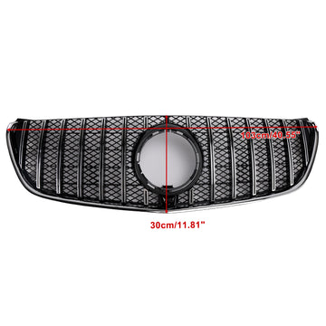 Mercedes Benz V Class W447 2014-03.2019 Front Grille GT Style Chorme Upper Bumper Grill - 0