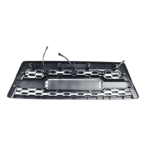Toyota 4Runner 2006 2007 2008 2009 Grille TRD PRO Calandre avant noire mate avec éclairage LED & Lettre