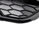 Estilo Raptor | Ford Tránsito personalizado | Negro mate | 2018-2023 | Parrilla de panal de repuesto | Rejilla del parachoques delantero + luces LED-17