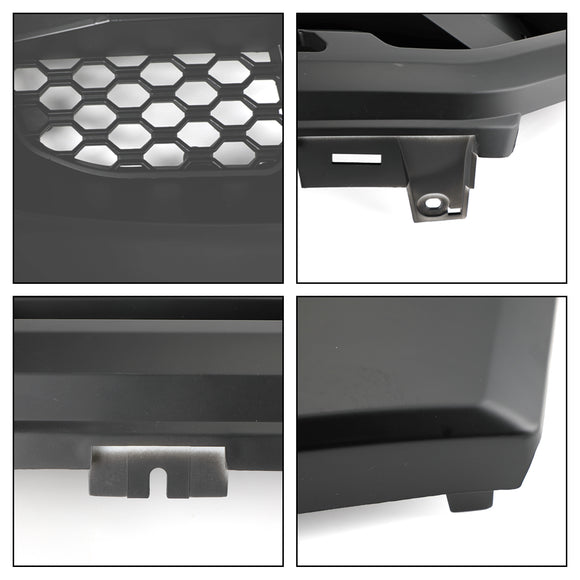 Ford Ranger T7 2015–2019 Wildtrak Raptor Style Ersatz-Frontstoßstangengrill, mattschwarzer Kühlergrill