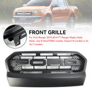 2015-2019 Ford Ranger T7 Wildtrak Raptor Style Grille de pare-chocs avant de remplacement Calandre noire mate-5