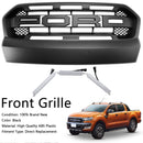 Grille de radiateur d'admission d'air Ford Ranger 2015-2019 Raport grille noire avec lumière LED blanche-6