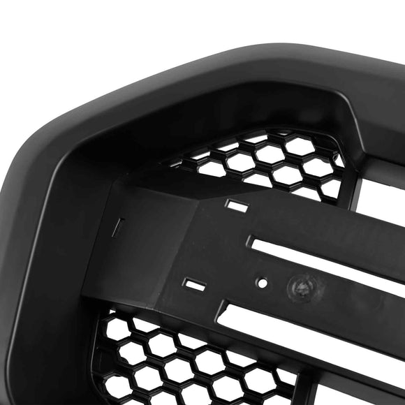 Grille de radiateur d'admission d'air Ford Ranger 2015-2019 Raport grille noire avec lumière LED blanche