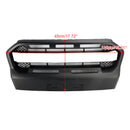 2019-2023 Ford Ranger T8 Wildtrak Raptor Style Voorbumper Grill Vervanging Matzwarte Grille Met FORD Letter-4