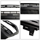 2019-2023 Ford Ranger T8 Wildtrak Raptor Style Voorbumper Grill Vervanging Matzwarte Grille Met FORD Letter-6