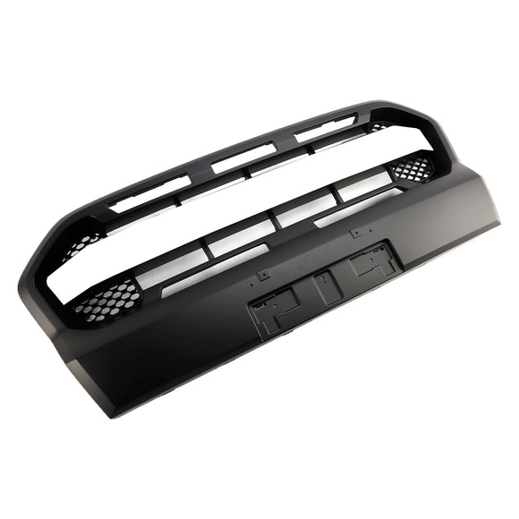 2019-2023 Ford Ranger T8 Wildtrak Raptor Style Voorbumper Grill Vervanging Matzwarte Grille Met FORD Letter