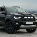 2019-2023 Ford Ranger Wildtrak Raptor Style Grille Matte Black Front Bumper Grille With LED Light-3