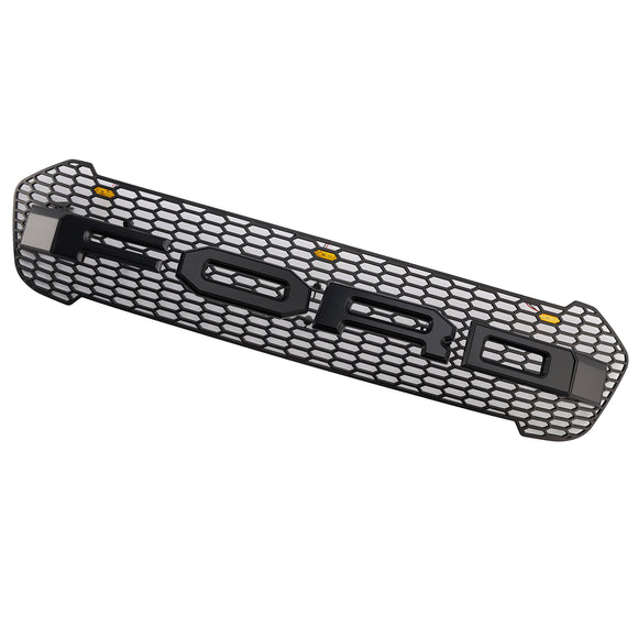 Raptor Style Front Bumper Grille Grill Fit Ford Ranger T8 2019-2023 W/LED