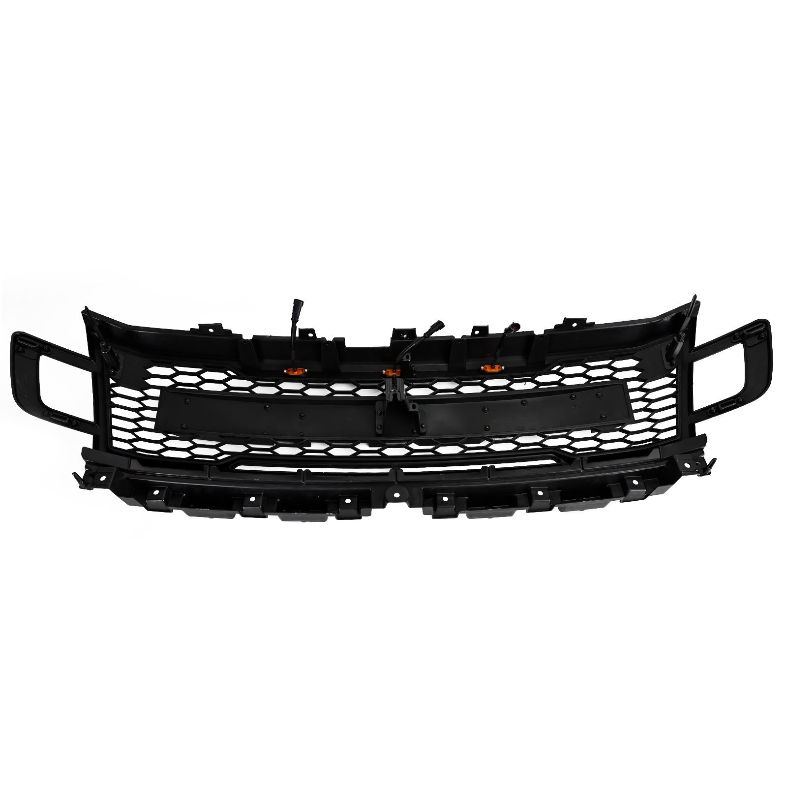 Grille de pare-chocs avant Ford Expedition XL/XLT/Limited 2018-2021 Grille de style Raptor noire avec LED