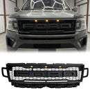 Ford Expedition XL/XLT/Limited 2018-2021 Front Bumper Grill Black Raptor Style Grille W/LED-1
