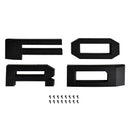 Griglia di ricambio nera opaca per griglia anteriore Ford Expedition Raptor 2018-2021 con luce a LED-7