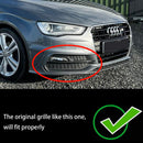 2013-2016 Audi A3 S-Line/S3 parachoques inferior cubierta de luz antiniebla rejilla de repuesto parrilla de panal 8V3807681G 8V3807682G-2