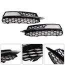 Audi A3 S-Line 8V 2013-2016 Honingraat Mistlamp Grill Voorbumper Onderafdekking Zwart Grille 8V3807681G 8V3807682G-23