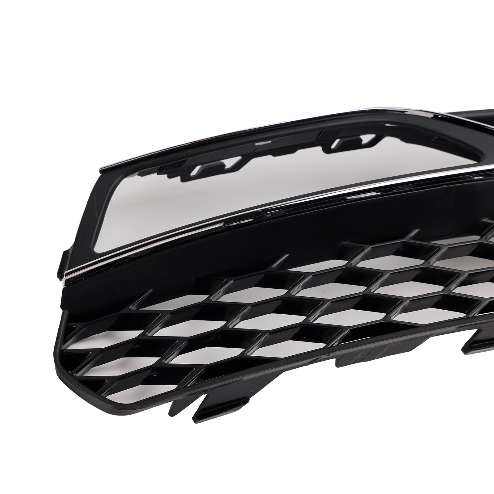 Audi A3 S-Line 8V 2013-2016 Parrilla de luz antiniebla de panal, cubierta inferior del parachoques delantero, rejilla negra 8V3807681G 8V3807682G