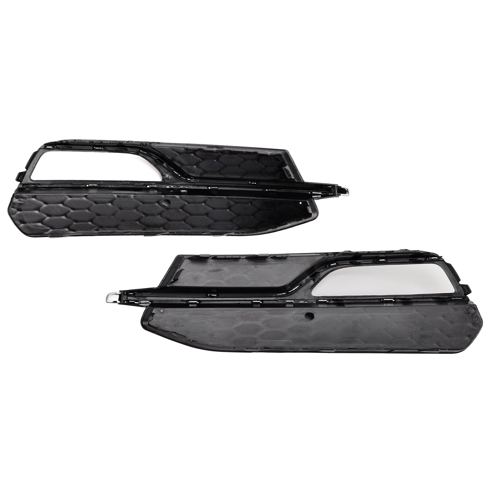 Audi A3 S-Line 8V 2013-2016 Parrilla de luz antiniebla de panal, cubierta inferior del parachoques delantero, rejilla negra 8V3807681G 8V3807682G