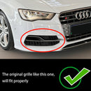 2013-2016 Audi S3 8V calandre inférieure en nid d'abeille pare-chocs avant couvercle de phare antibrouillard noir Grill 8V3807681L 8V3807681K-20