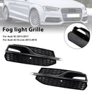 2013-2016 Audi S3 8V calandre inférieure en nid d'abeille pare-chocs avant couvercle de phare antibrouillard noir Grill 8V3807681L 8V3807681K-16