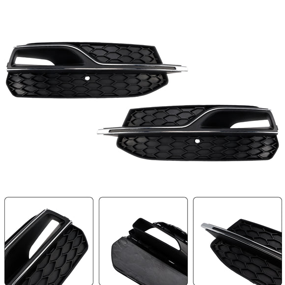 2013-2016 Audi S3 8V calandre inférieure en nid d'abeille pare-chocs avant couvercle de phare antibrouillard noir Grill 8V3807681L 8V3807681K