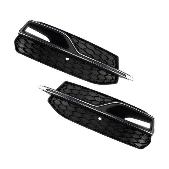 2013-2016 Audi S3 8V calandre inférieure en nid d'abeille pare-chocs avant couvercle de phare antibrouillard noir Grill 8V3807681L 8V3807681K