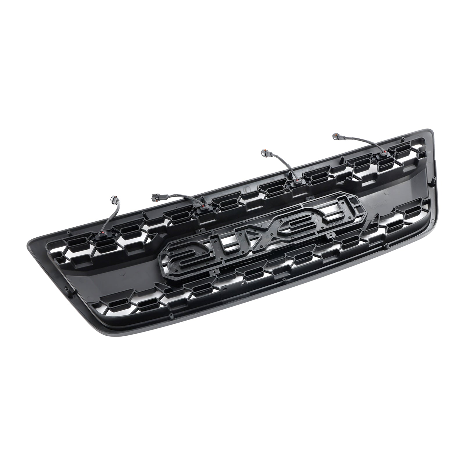 Grille de pare-chocs avant noire mate avec éclairage LED pour Lexus LX470 LX570 1998-2002