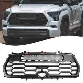 2022-2024 Toyota Sequoia Frontstoßstangengrill TRD PRO Style Schwarzer Kühlergrill