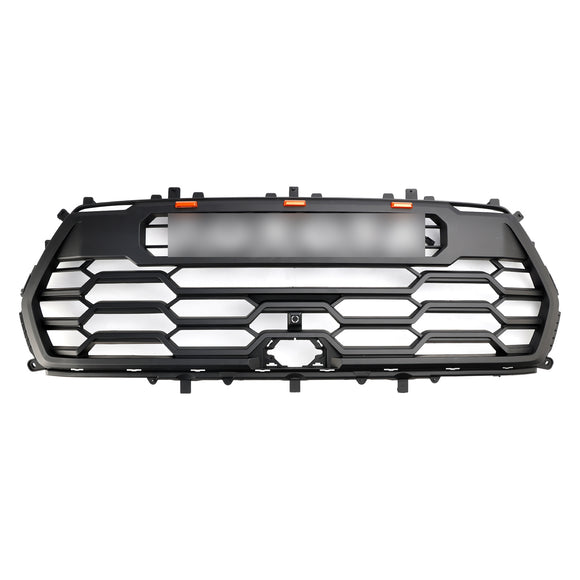Griglia per paraurti anteriore Toyota Sequoia 2022-2024, griglia nera stile TRD PRO