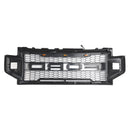 2021-2022 Ford F250 F350 F450 F550 Super Duty Raptor Style Front Bumper Grill Black Grille W/LED-9