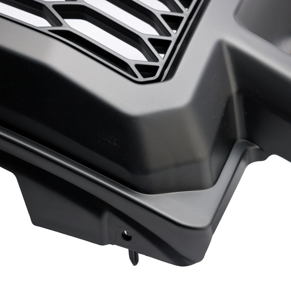 2021-2022 Ford F250 F350 F450 F550 Super Duty Raptor Style Front Bumper Grill Black Grille W/LED