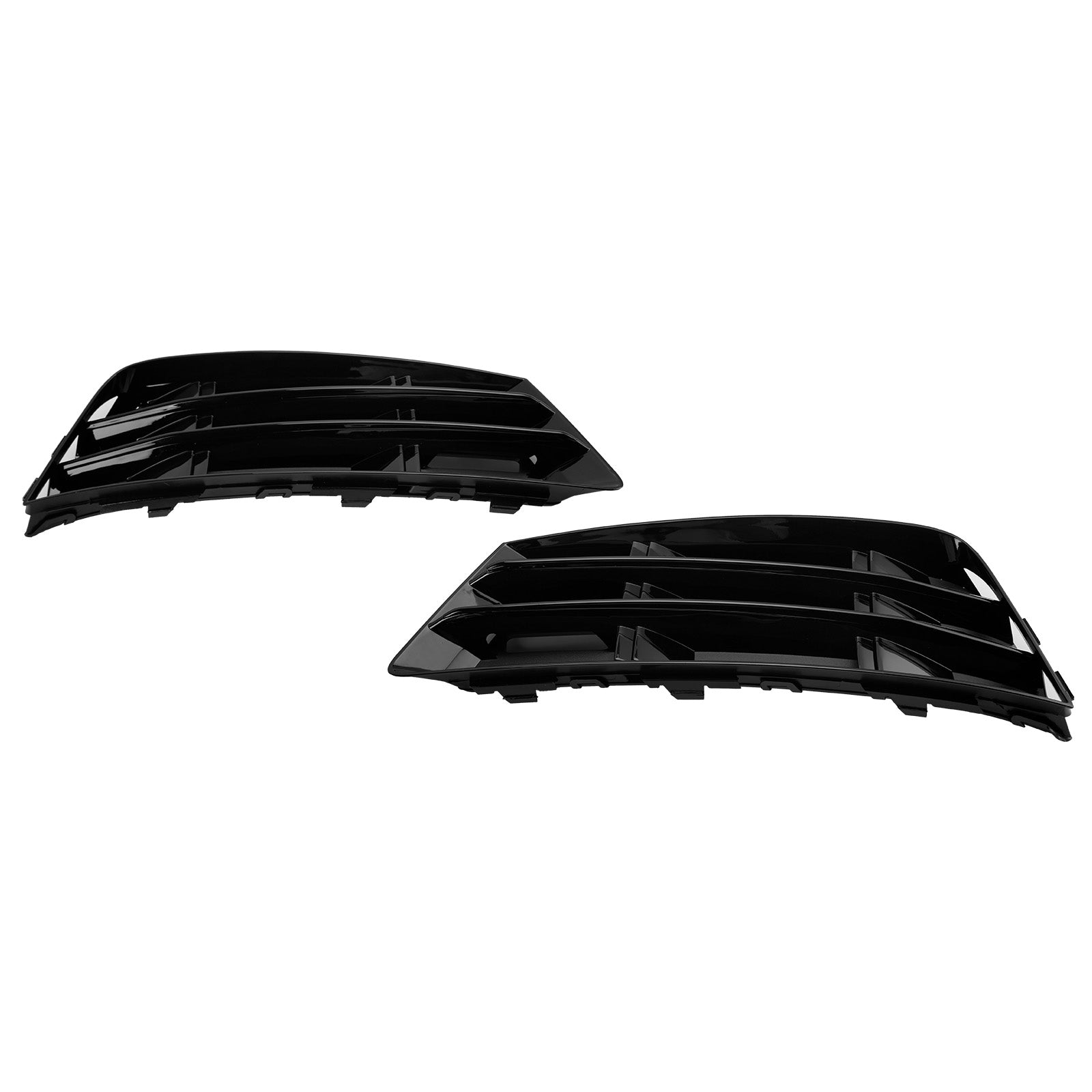 Audi A4 B9 2016–2018, Standardversion, RS4-Stil, Nebelscheinwerfergrill, untere Stoßstange, Chrom