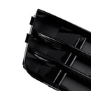 Audi A4 B9 2016-2018 Parrilla de luz antiniebla delantera estilo panal estándar Parachoques delantero Parrilla inferior negra-24