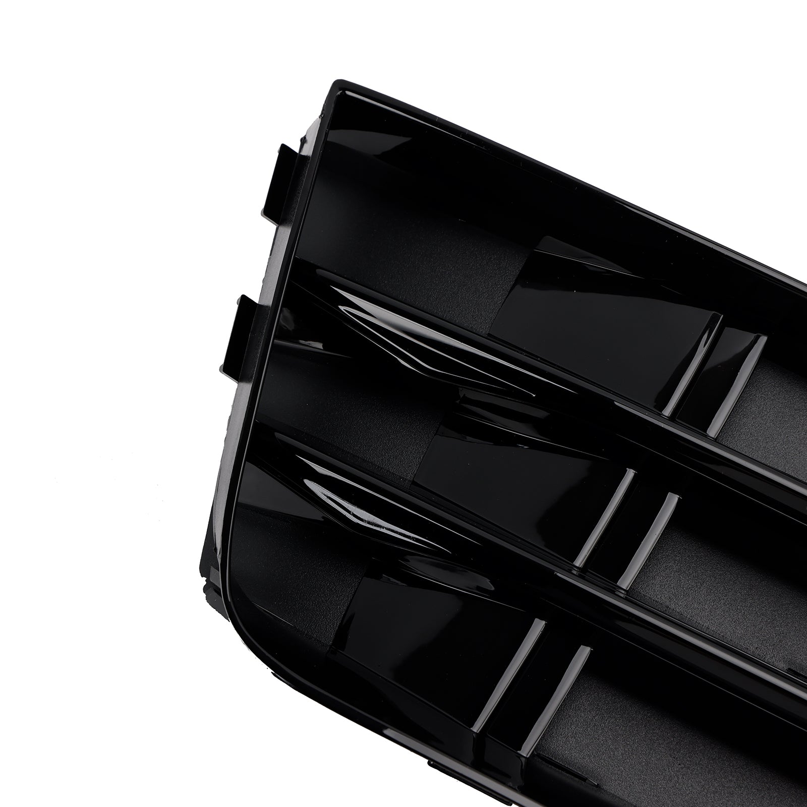 Audi A4 B9 2016–2018, Standardversion, RS4-Stil, Nebelscheinwerfergrill, untere Stoßstange, Chrom