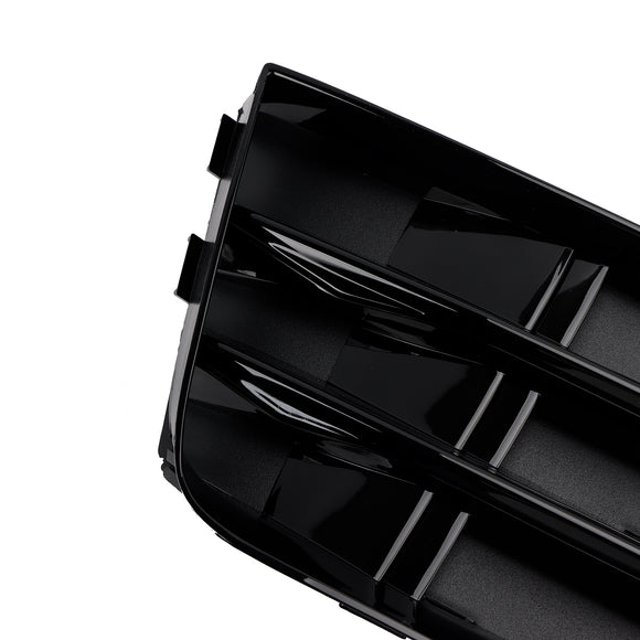 Audi A4 B9 2016-2018 Parrilla de luz antiniebla delantera estilo panal estándar Parachoques delantero Parrilla inferior negra