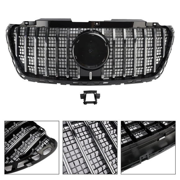 Mercedes Benz Sprinter 2018.2-2023 W907  W910 Griglia paraurti anteriore stile AMG 1500 2500 3500 Griglia nera
