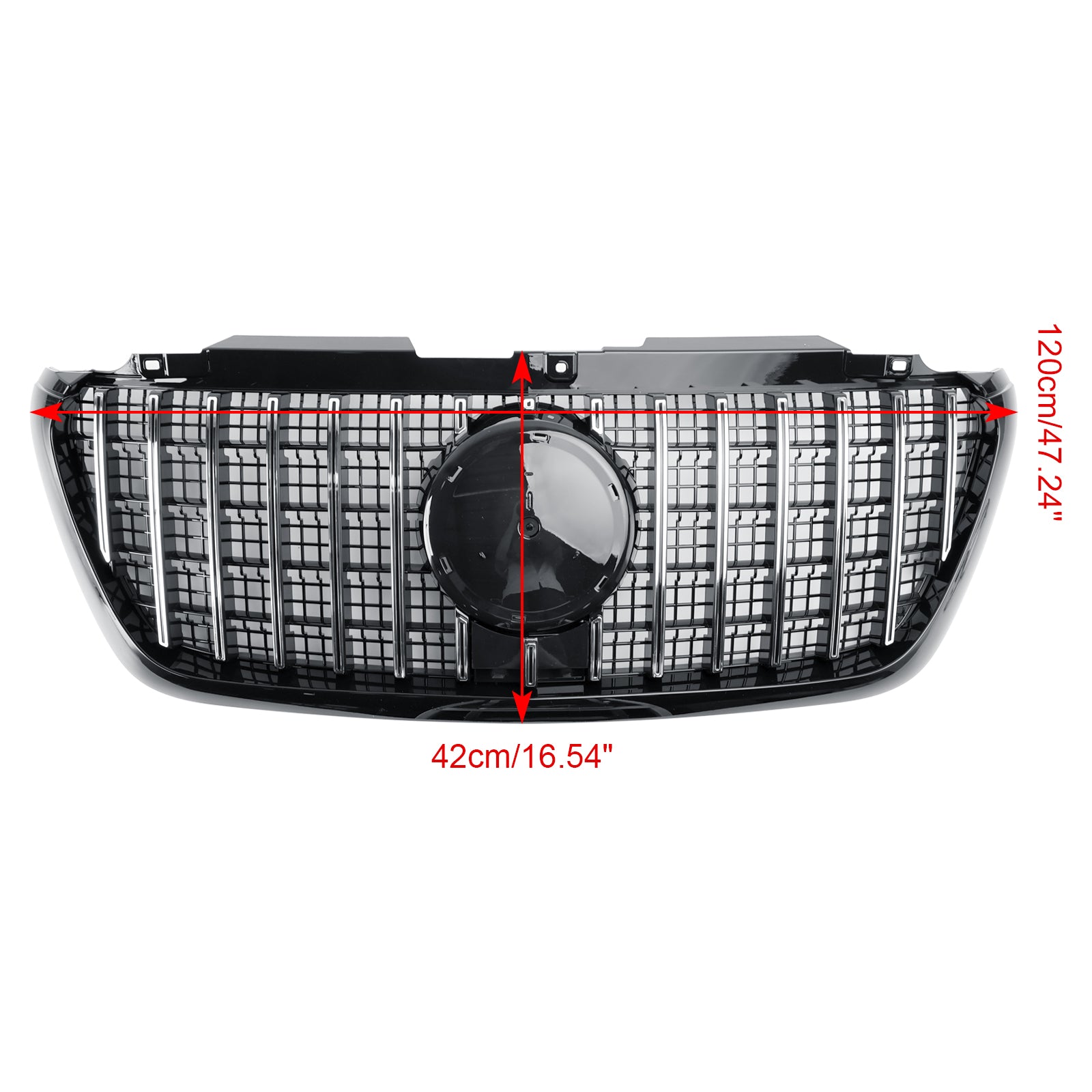 Grille de remplacement de pare-chocs avant de style GTR pour Mercedes Benz Sprinter W907 W910 2018.02-2023